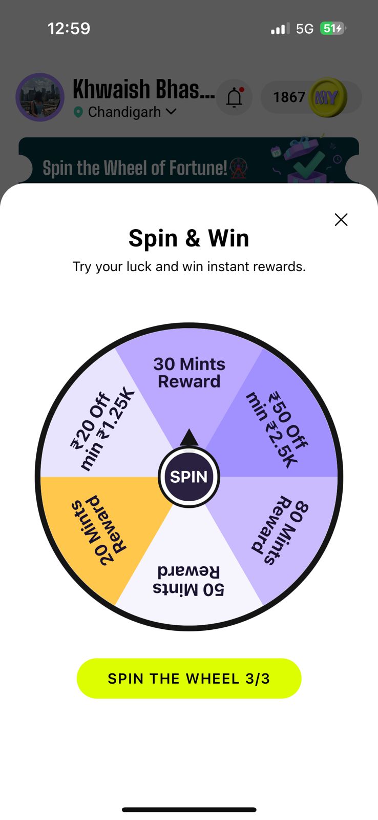 Spin & Win Instant Rewards 1